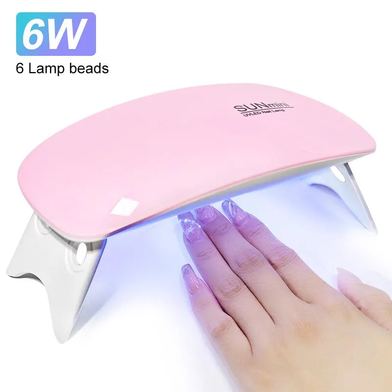 Cabine portátil para secar unhas em gel